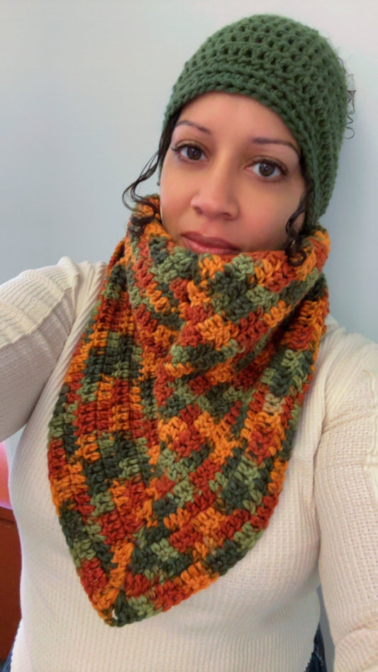 Autumn Bandana Shawl