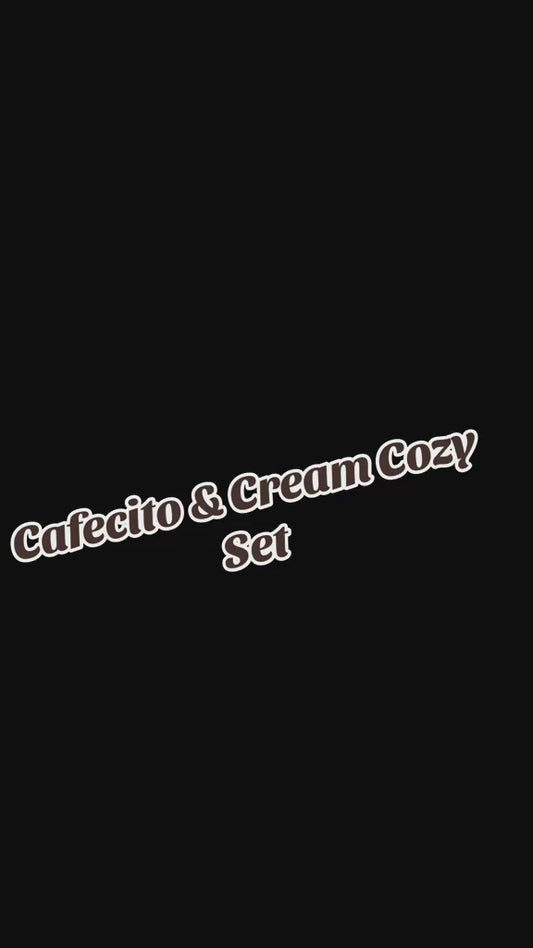 Cafecito & Cream Cozy Set